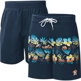 Houston Astros G-III Sports by Carl Banks Breeze Volley Swim Shorts - Navy - MLB Lifestyle