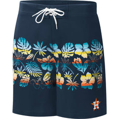 Houston Astros G-III Sports by Carl Banks Breeze Volley Swim Shorts - Navy - MLB Lifestyle