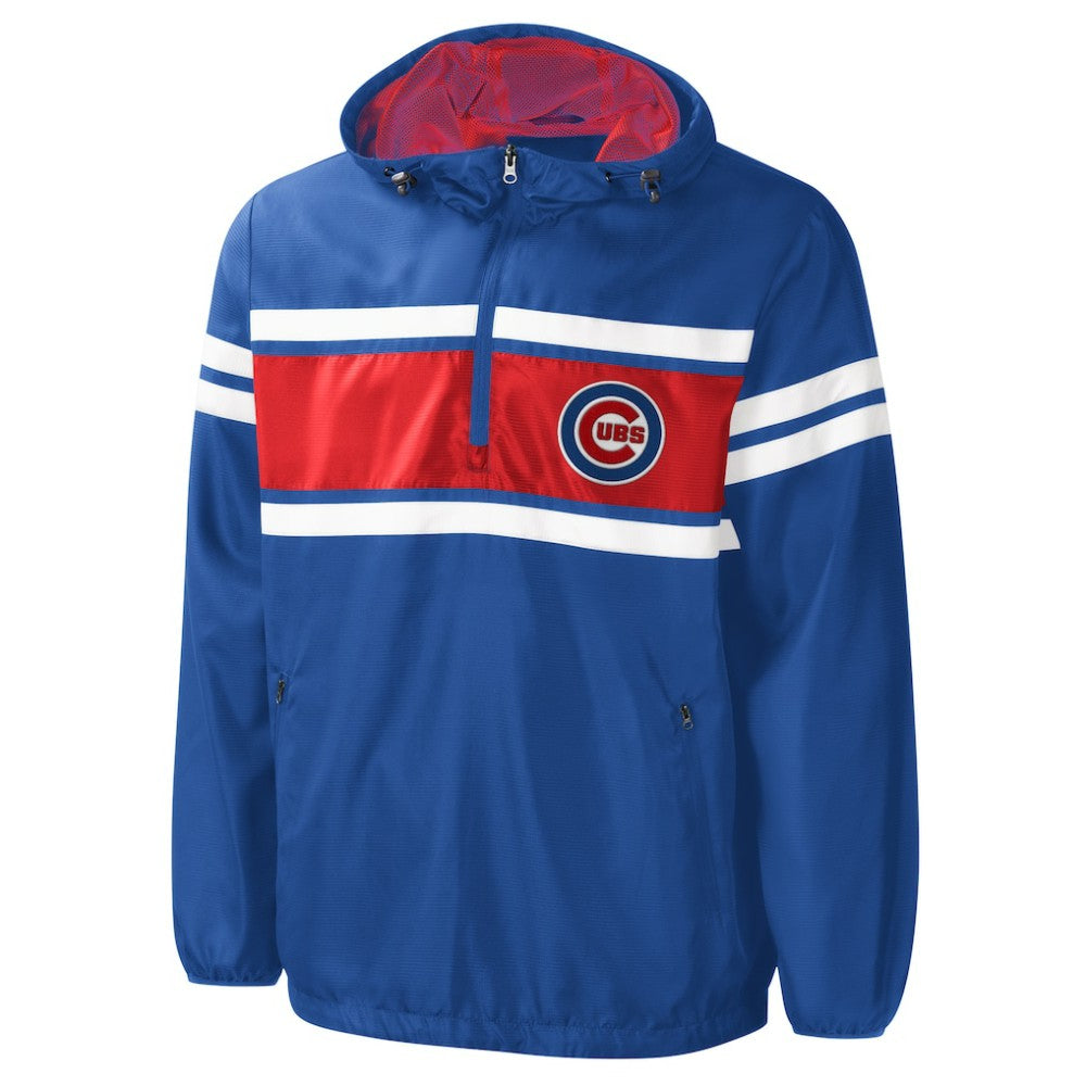 Chicago Cubs G-III Sports by Carl Banks Game Score Quarter-Zip Windbreaker - Royal - MLB Discount