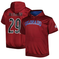 Nathan MacKinnon Colorado Avalanche Fanatics Big & Tall Name & Number Pullover Hoodie - Burgundy - NHL 5254140