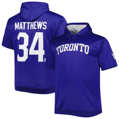 Auston Matthews Toronto Maple Leafs Fanatics Big & Tall Name & Number Pullover Hoodie - Blue - NHL 5254144