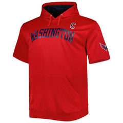 Alexander Ovechkin Washington Capitals Fanatics Big & Tall Captain Patch Name & Number Pullover Hoodie - Red - NHL 5254145