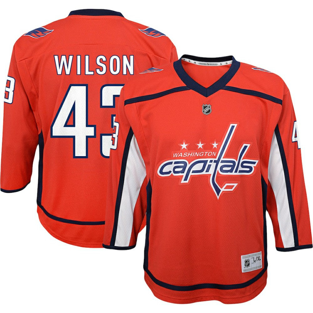 Tom Wilson Washington Capitals Youth Home Replica Player Jersey - Red - NHL 5256811