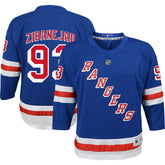 Mika Zibanejad New York Rangers Youth Home Replica Player Jersey - Blue - NHL 5256814