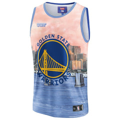 Golden State Warriors NBA & KidSuper Studios Unisex Hometown Jersey for sale Blue | Fanatics