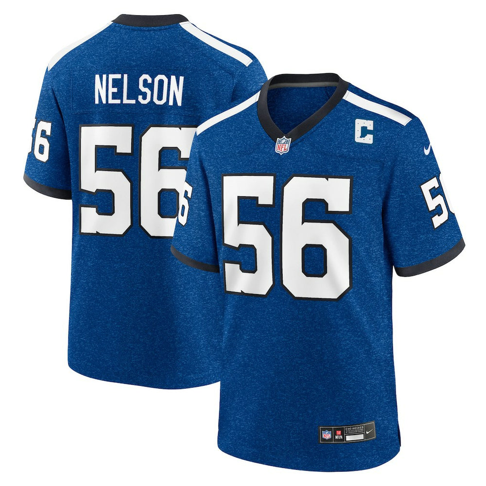Nike Quenton Nelson Indianapolis Colts Indiana Nights Alternate Game Jersey Royal