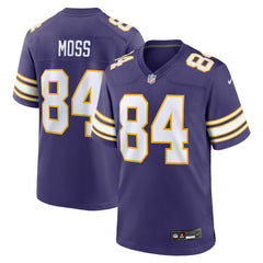 Nike Randy Moss Minnesota Vikings Classic Retired Player Game Jersey Purple