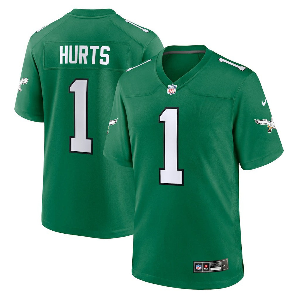 Nike Jalen Hurts Philadelphia Eagles Alternate Game Player Jersey Kelly Green