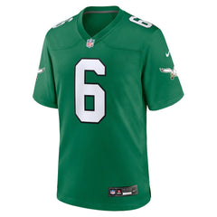 Nike DeVonta Smith Philadelphia Eagles Alternate Game Player Jersey Kelly Green