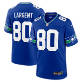 Nike Steve Largent Seattle Seahawks Throwback Retired Player Game Jersey Royal