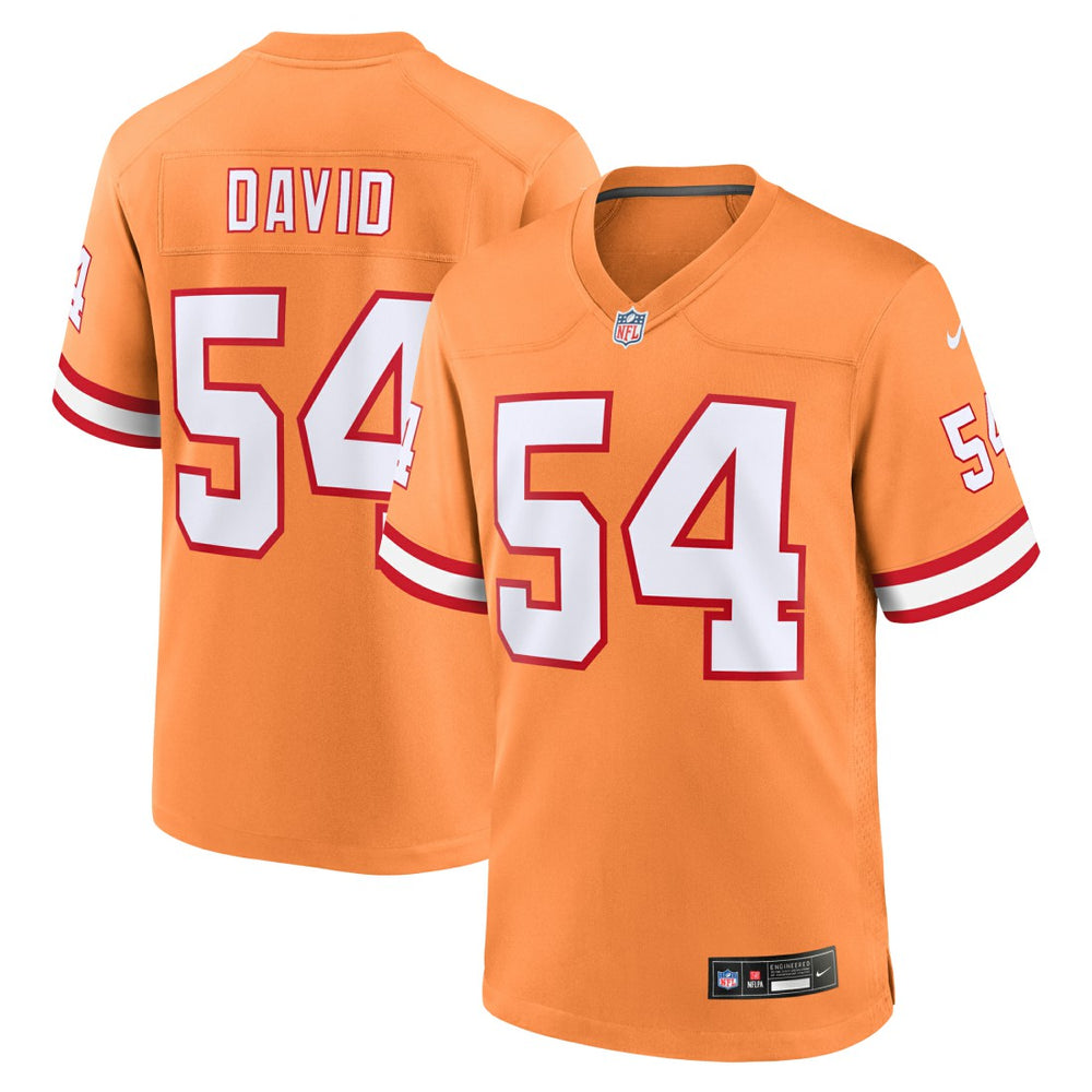 Nike Lavonte David Tampa Bay Buccaneers Throwback Game Jersey Orange