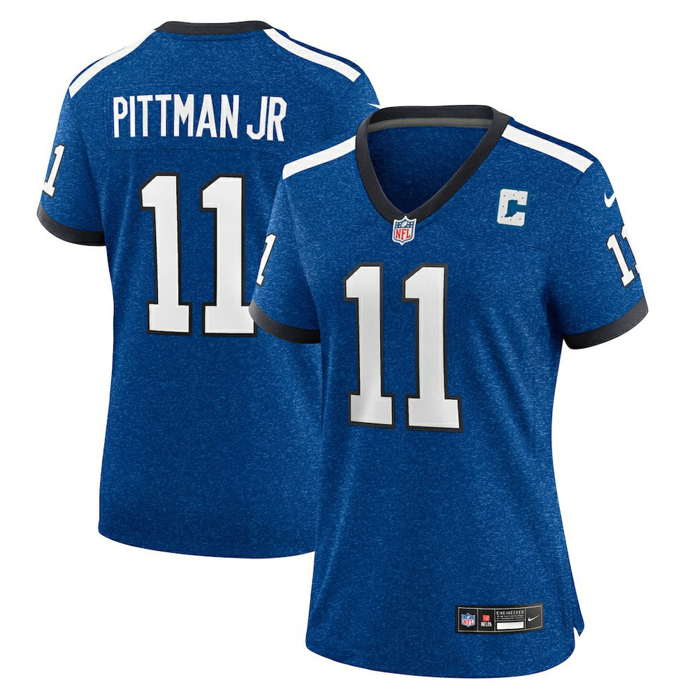 Nike Michael Pittman Jr. Indianapolis Colts Women's Indiana Nights Alternate Game Jersey Royal
