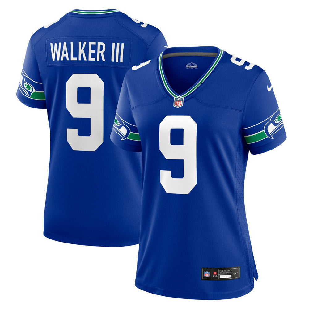 Nike Kenneth Walker III Seattle Seahawks Women's Player Jersey Royal