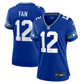 Nike 12s Seattle Seahawks Women's Player Jersey Royal