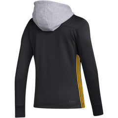Pittsburgh Penguins adidas Women's Refresh Skate Lace AEROREADY Pullover Hoodie - Black - NHL 5260166