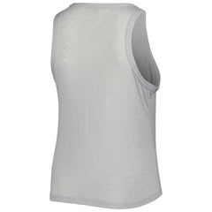 Miami Marlins Soft as a Grape Women's Plus Size High Neck Tri-Blend Tank Top - Gray - MLB on Sale