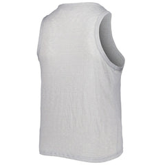 San Diego Padres Soft as a Grape Women's Plus Size High Neck Tri-Blend Tank Top - Gray - MLB Discount