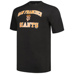 San Francisco Giants Profile Big & Tall T-Shirt Combo Pack - Black/Heather Gray - MLB Lifestyle