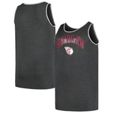 Cleveland Guardians Profile Big & Tall Arch Over Logo Tank Top - Heather Charcoal - MLB Lifestyle