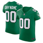 Nike Philadelphia Eagles 2nd Alternate Vapor F.U.S.E. Elite Custom Jersey Kelly Green