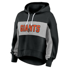 San Francisco Giants Fanatics Women's Filled Stat Sheet Pullover Hoodie - Black - Fanatics Discount