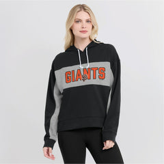 San Francisco Giants Fanatics Women's Filled Stat Sheet Pullover Hoodie - Black - Fanatics Discount