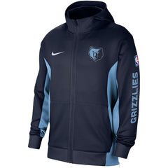 Memphis Grizzlies 2023/24 Authentic Showtime Full-Zip Hoodie Navy | Nike for sale
