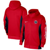 Washington Wizards 2023/24 Authentic Showtime Full-Zip Hoodie Red | Nike US
