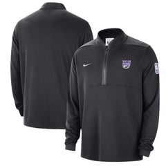 Sacramento Kings Authentic Performance Half-Zip Jacket Black | Nike for sale
