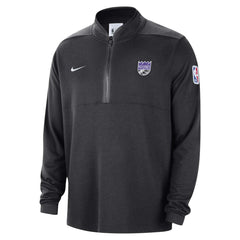 Sacramento Kings Authentic Performance Half-Zip Jacket Black | Nike for sale