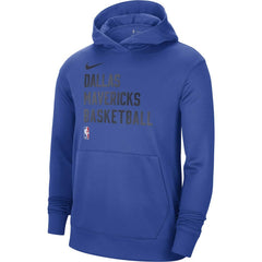 Dallas Mavericks Unisex 2023/24 Performance Spotlight On-Court Practice Pullover Hoodie Royal | Nike Lifestyle