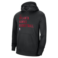 Atlanta Hawks Unisex 2023/24 Performance Spotlight On-Court Practice Pullover Hoodie Black | Nike Lifestyle