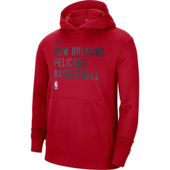 New Orleans Pelicans Unisex 2023/24 Performance Spotlight On-Court Practice Pullover Hoodie Red | Nike for sale