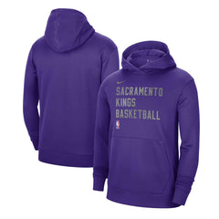 Sacramento Kings Unisex 2023/24 Performance Spotlight On-Court Practice Pullover Hoodie Purple | Nike online