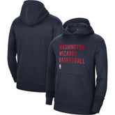Washington Wizards Unisex 2023/24 Performance Spotlight On-Court Practice Pullover Hoodie Navy | Nike Near Me