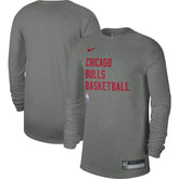 Chicago Bulls Unisex 2023/24 Legend On-Court Practice Long Sleeve T-Shirt for sale Heather Gray | Nike Near Me