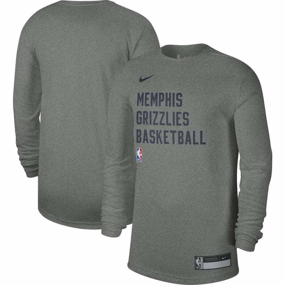 Memphis Grizzlies Unisex 2023/24 Legend On-Court Practice Long Sleeve T-Shirt Heather Gray | Nike for sale