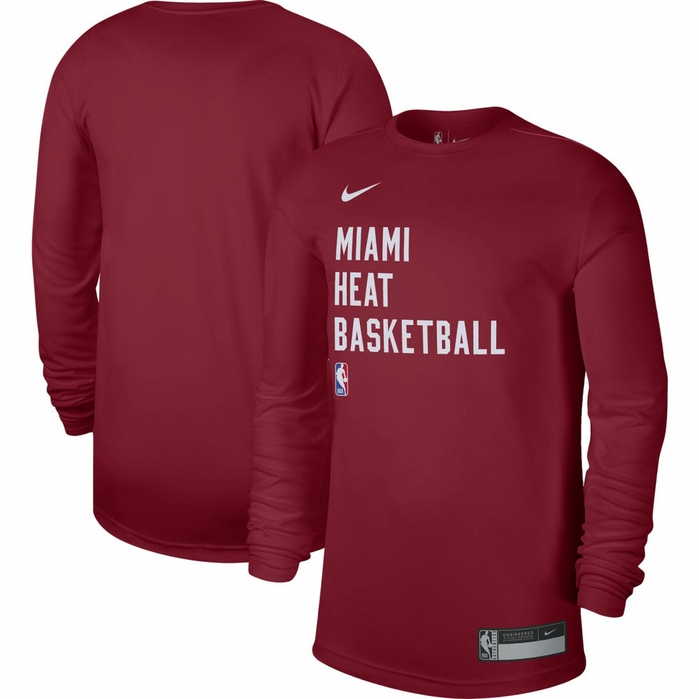 Miami Heat Unisex 2023/24 Legend On-Court Practice Long Sleeve T-Shirt Red | Nike online