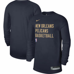 New Orleans Pelicans Unisex 2023/24 Legend On-Court Practice Long Sleeve T-Shirt Navy | Nike online