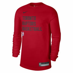 Toronto Raptors Unisex 2023/24 Legend On-Court Practice Long Sleeve T-Shirt Red | Nike Lifestyle