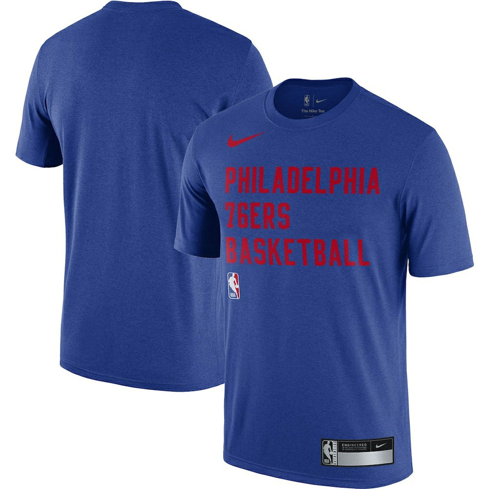 Philadelphia 76ers 2023/24 Sideline Legend Performance Practice T-Shirt Royal | Nike for sale