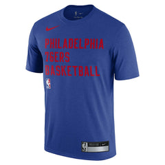 Philadelphia 76ers 2023/24 Sideline Legend Performance Practice T-Shirt Royal | Nike for sale