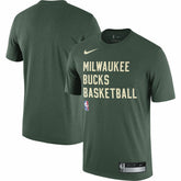 Milwaukee Bucks 2023/24 Sideline Legend Performance Practice T-Shirt Hunter Green | Nike