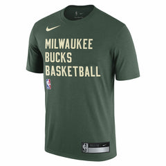 Milwaukee Bucks 2023/24 Sideline Legend Performance Practice T-Shirt Hunter Green | Nike