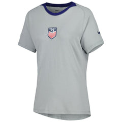USMNT Women's Travel Raglan T-Shirt Gray - Nike