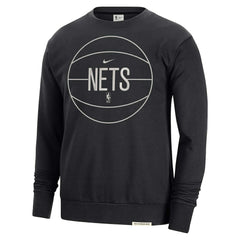 Brooklyn Nets 2023/24 Authentic Standard Issue Travel Performance Pullover Sweatshirt Black | Nike online