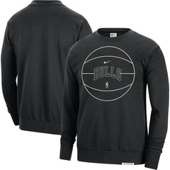 Chicago Bulls 2023/24 Authentic Standard Issue Travel Performance Pullover Sweatshirt Black | Nike discount