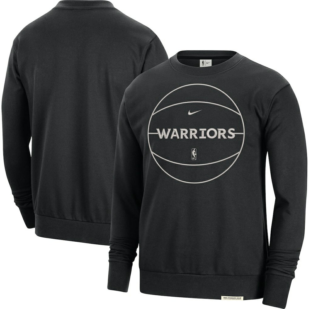 Golden State Warriors 2023/24 Authentic Standard Issue Travel Performance Pullover Sweatshirt for sale Black | Nike online