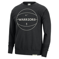 Golden State Warriors 2023/24 Authentic Standard Issue Travel Performance Pullover Sweatshirt for sale Black | Nike online