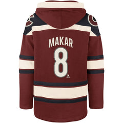 Cale Makar Colorado Avalanche '47 Player Name & Number Lacer Pullover Hoodie - Burgundy - NHL 5266613